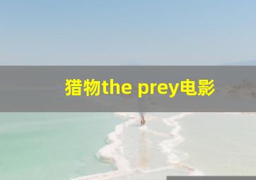 猎物the prey电影